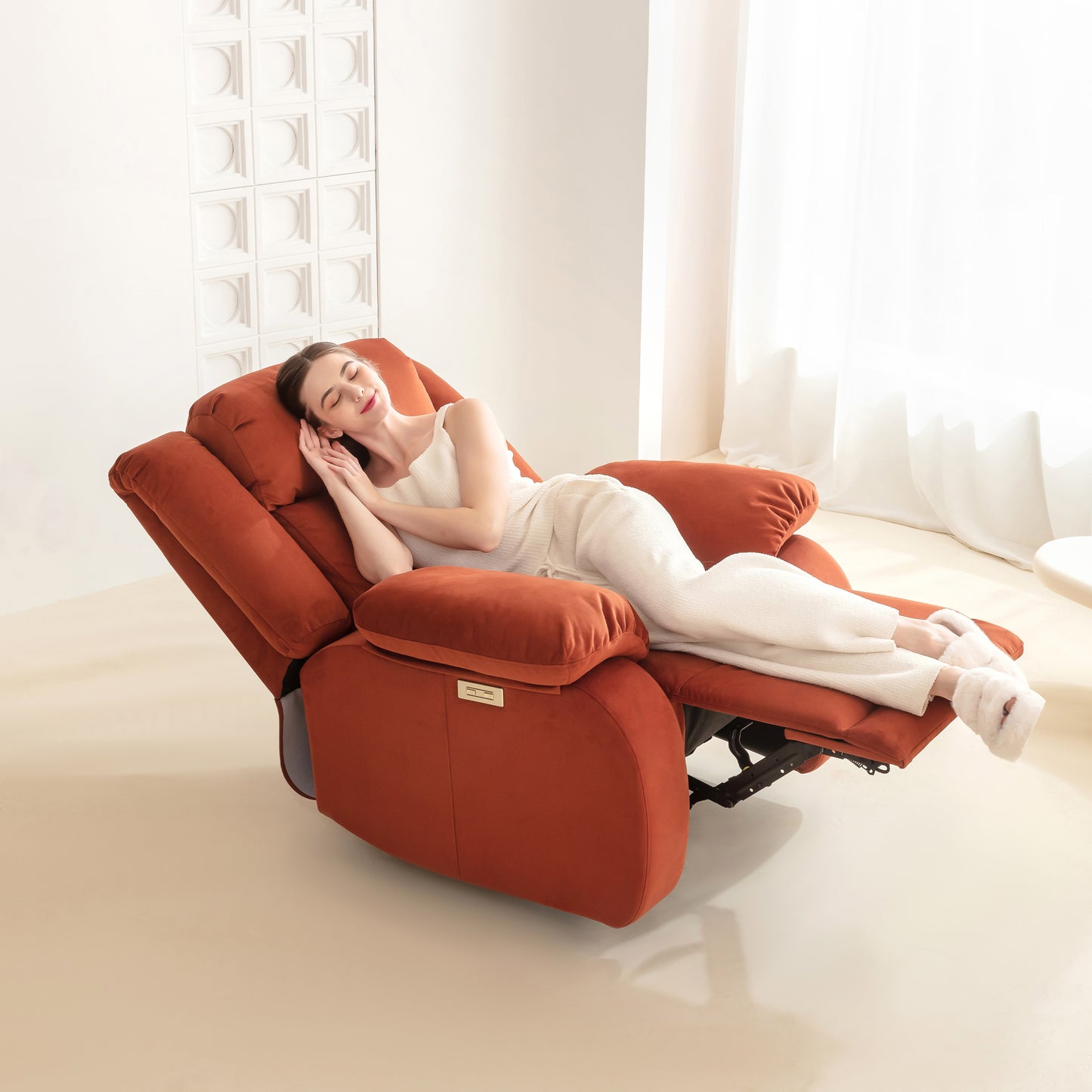 EGO Adjustable Padded Seat Recliner Chair