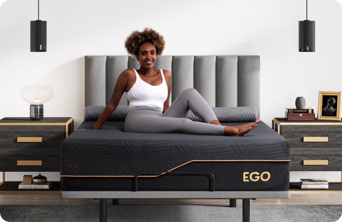 EGO Black Mattress with Graphene Technology 14 inches