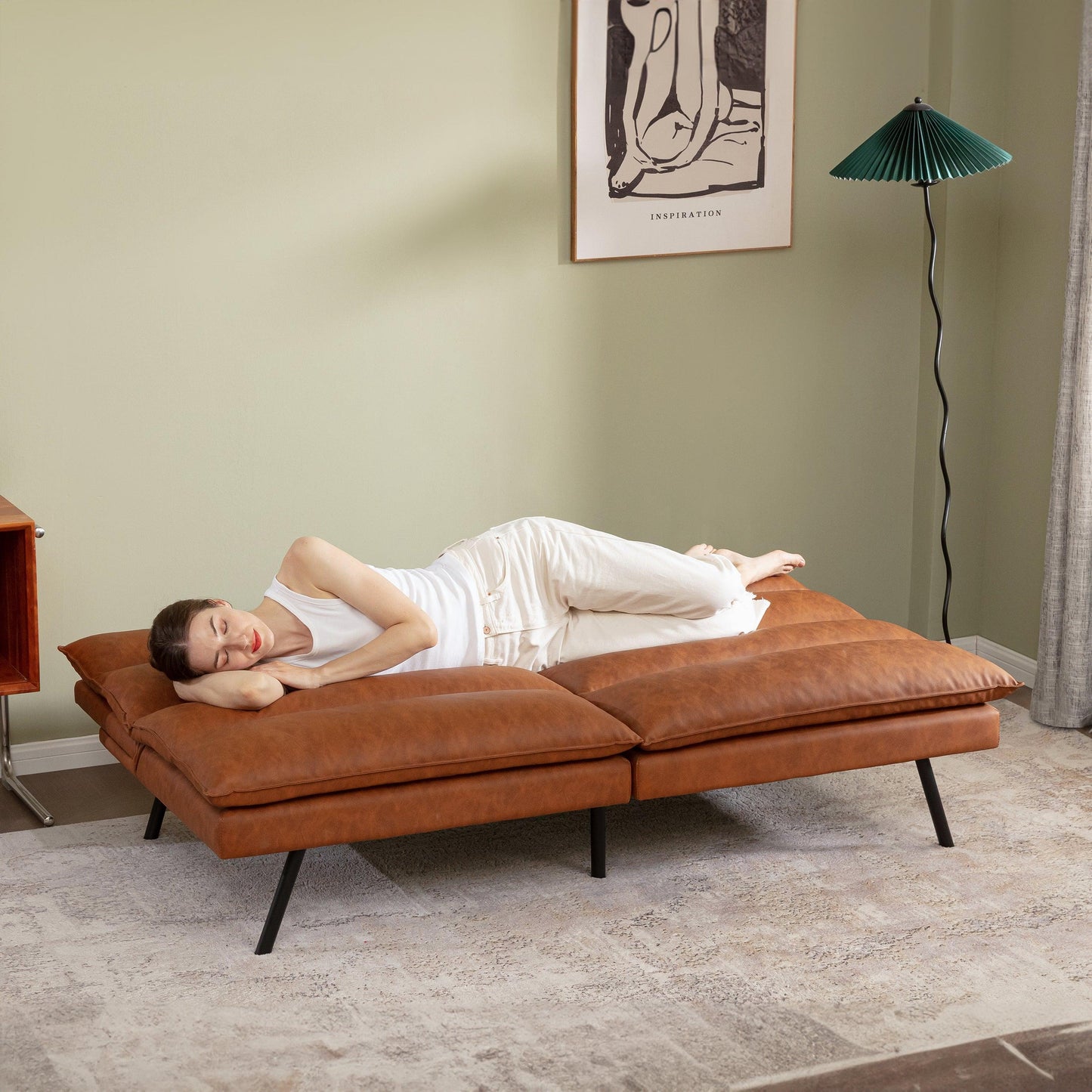 Sofa Bed Brown