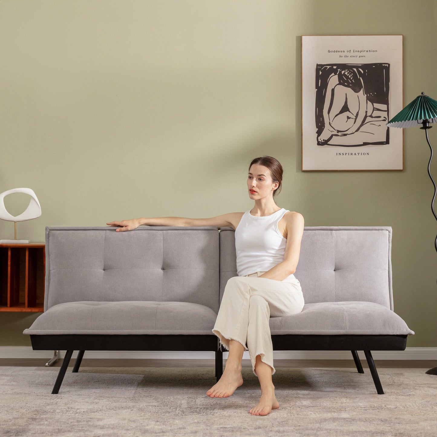 Sofa Bed Grey