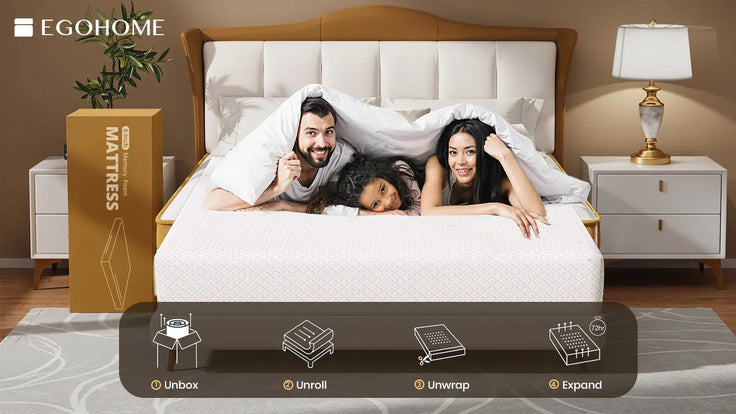 how long for egohome mattress to expand