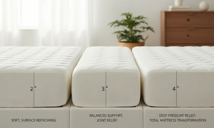 How Many Inches Thick Should a Mattress Topper Be