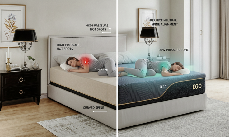 Why Firm Mattresses Cause Shoulder Pain for Side Sleepers