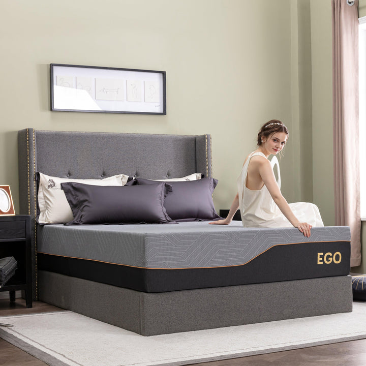 EGO Black 14″ Classic Memory Foam Mattress with Graphene Protector - EGOHOME