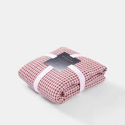 100% Cotton Waffle Weave Blanket