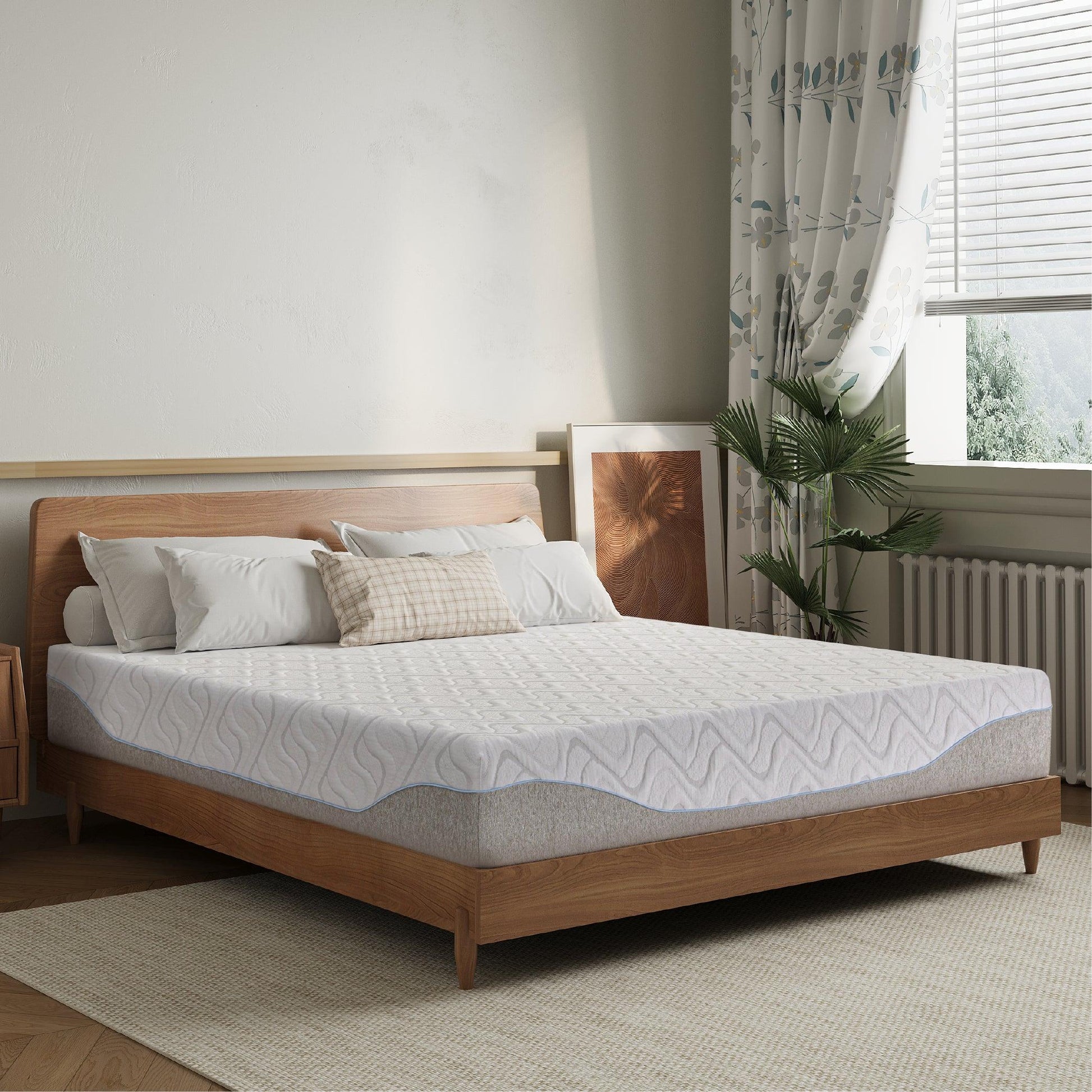 EGO Bliss Gel Green Tea Memory Foam Mattress - EGOHOME