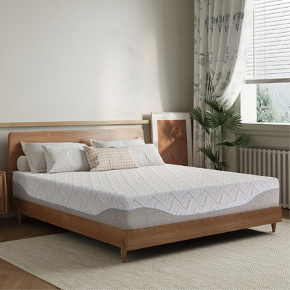 EGO Bliss Gel Green Tea Memory Foam Mattress - EGOHOME