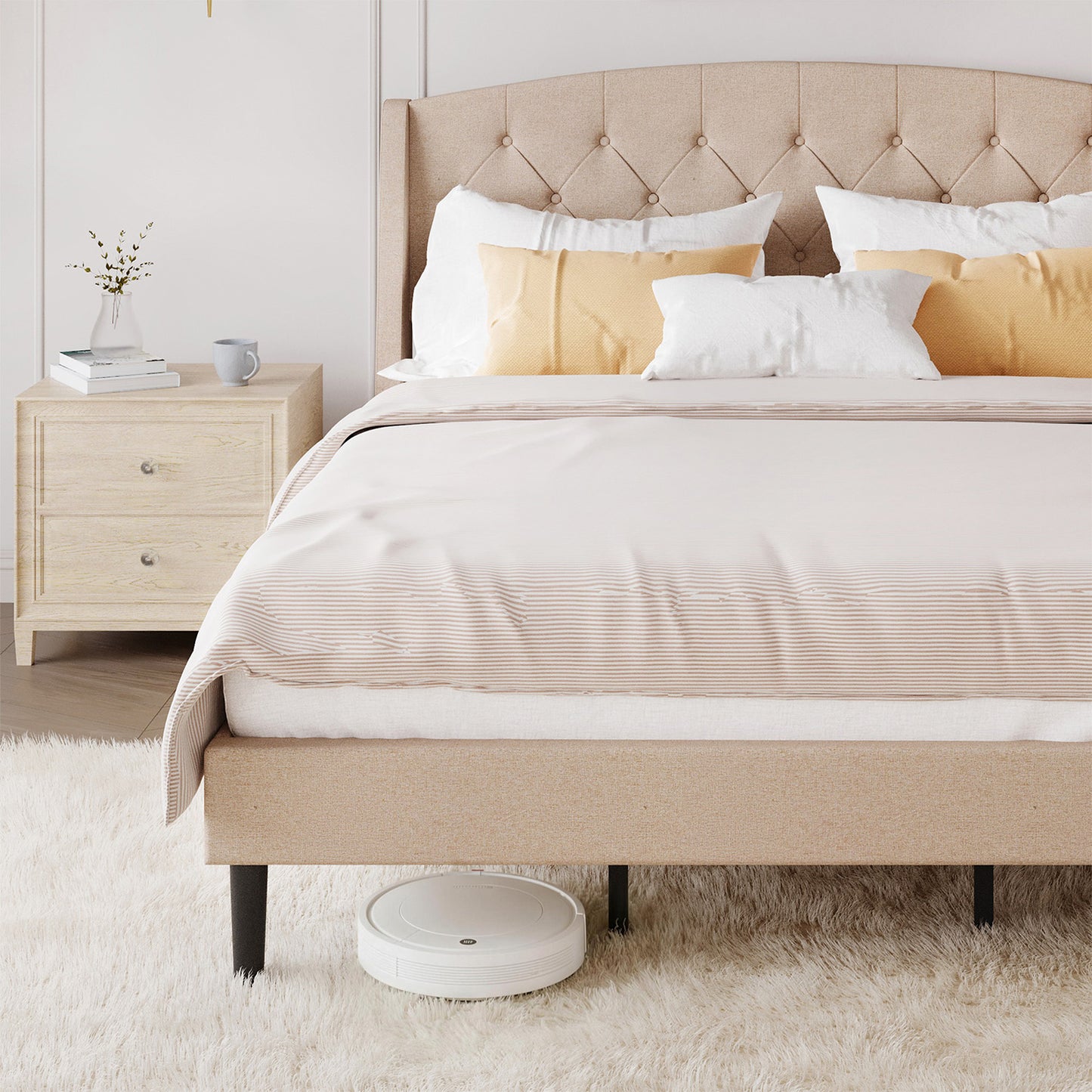 Basic Wingback Bed Frame