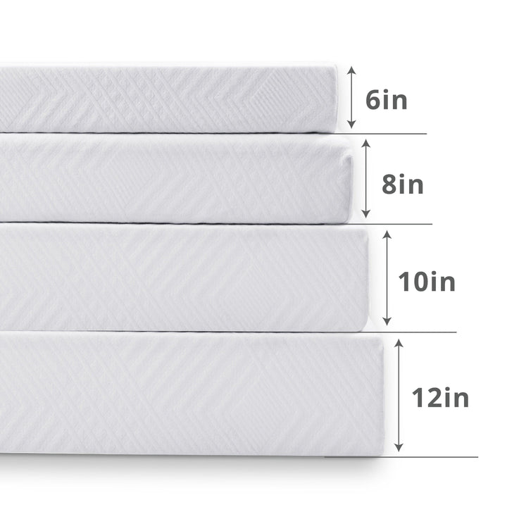 EGO White Green Tea Memory Foam Mattress - EGOHOME