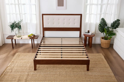 Bamboo Upholstered Bed Frame