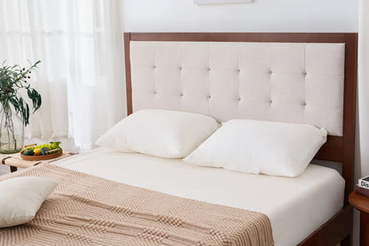 Bamboo Upholstered Bed Frame