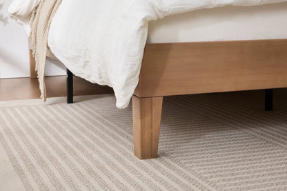 Bamboo Upholstered Bed Frame