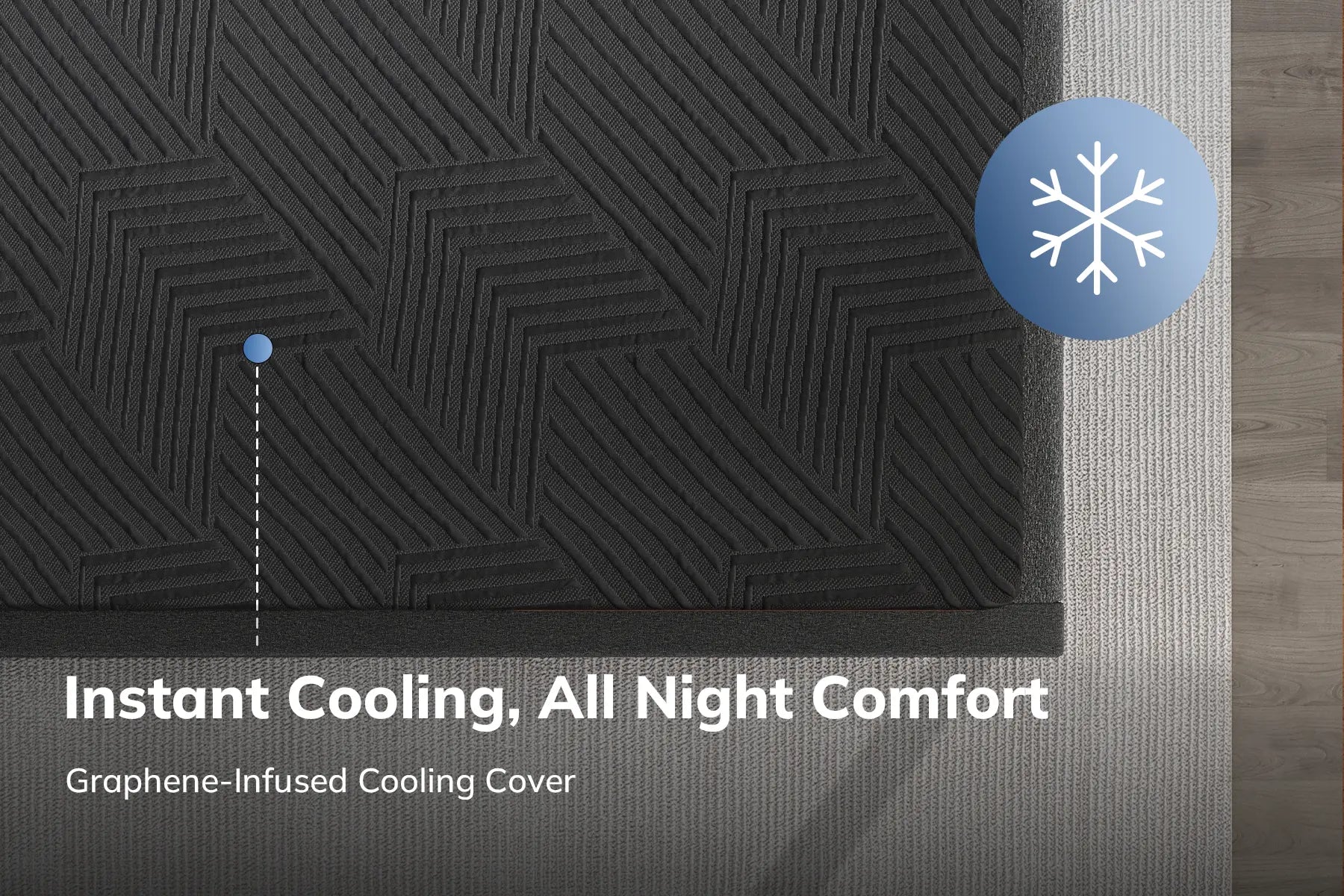 EGOHOME BLACK FOAM 12 with cooling cover