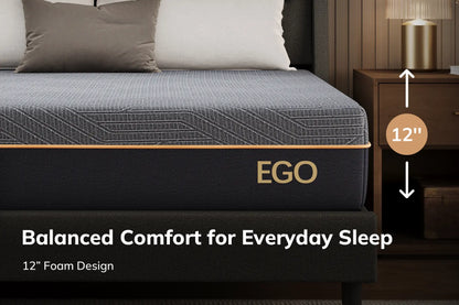 EGOHOME Black Foam 12"