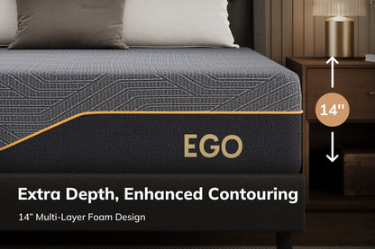 EGOHOME Black Foam 14"