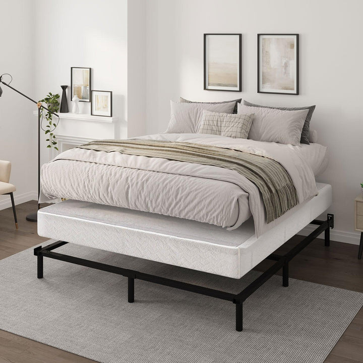 Low Profile Metal Box Spring Bed Base - EGOHOME