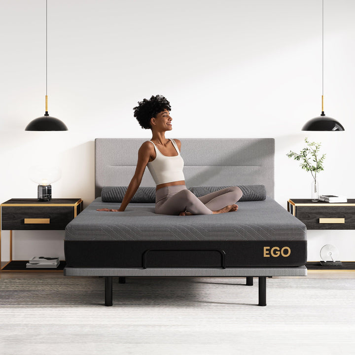 EGO Black 10'' Copper Gel Mattress with Graphene Cover - EGOHOME