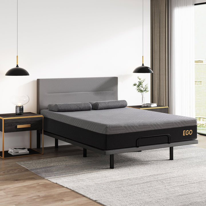 EGO Black 10'' Copper Gel Mattress with Graphene Cover - EGOHOME