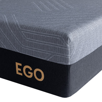 EGO Black 10'' Copper Gel Mattress with Graphene Cover
