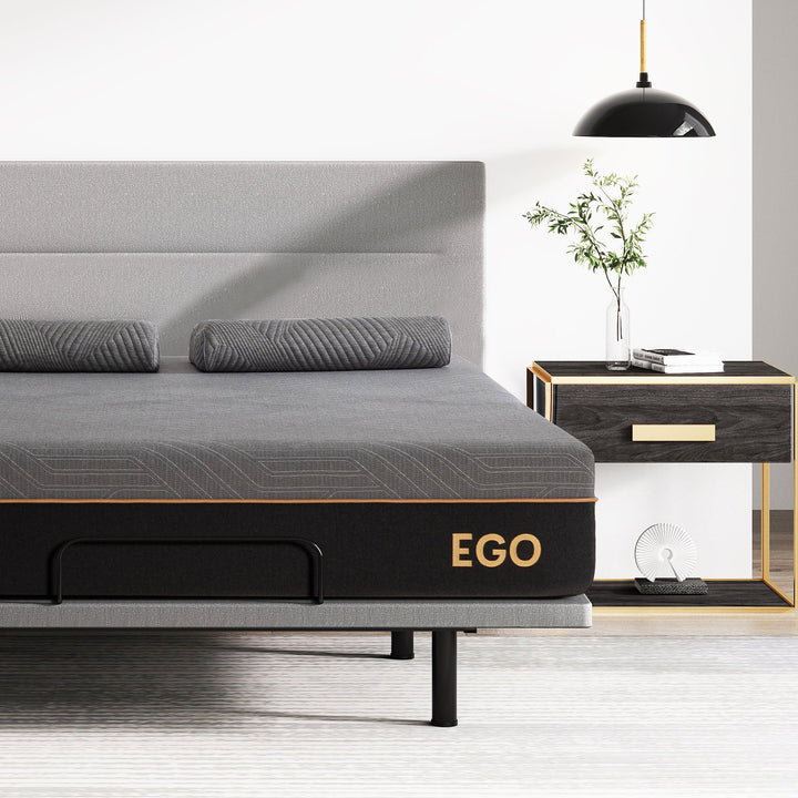 EGO Black 12'' Copper Gel Mattress with Graphene Cooling Cover - EGOHOME