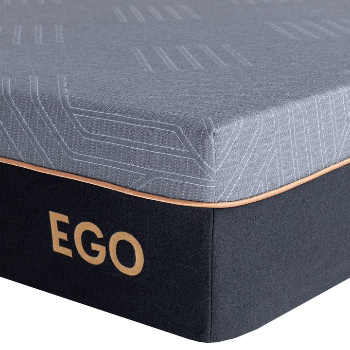 EGO Black 12'' Copper Gel Mattress with Graphene Cooling Cover - EGOHOME