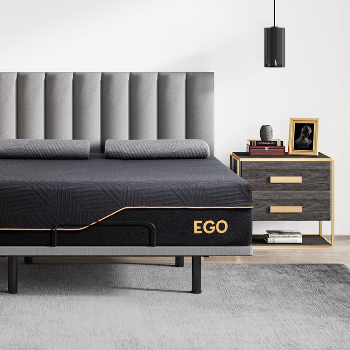 EGO Black 14'' Copper Gel Mattress with Graphene Cooling Cover - EGOHOME