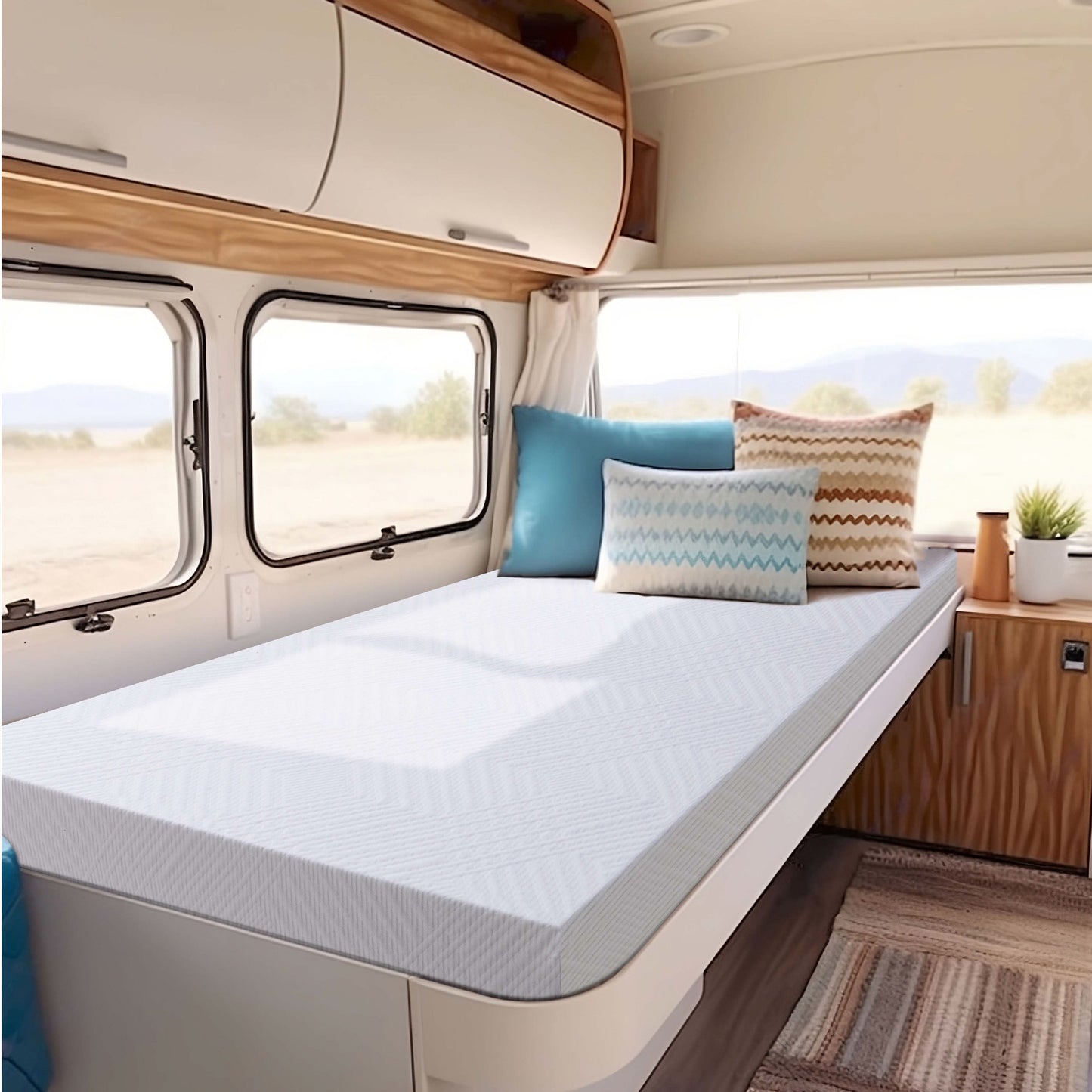 RV Travel Mattress with Removable Cover