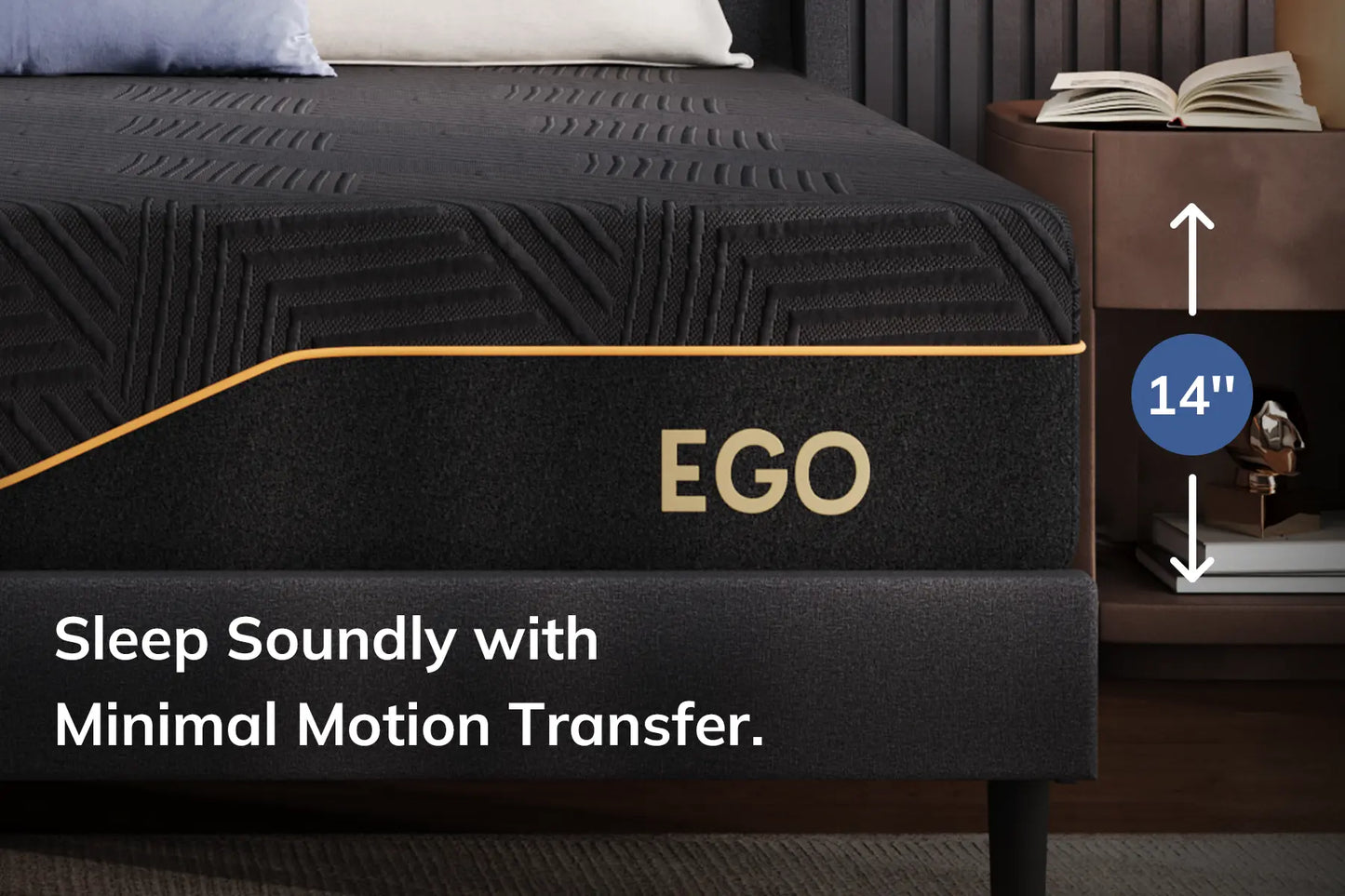 EGOHOME Black Hybrid 14"
